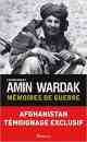 Amin Wardak, Mémoires de guerre